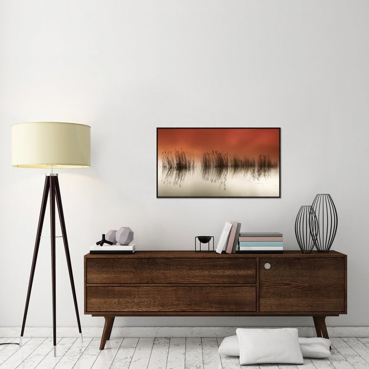 "Serenity" Framed Canvas Giclee by Rui David, 41x23"