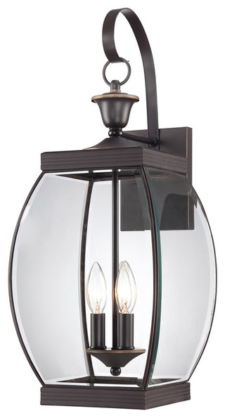 Quoizel OAS8409Z Three Light Outdoor Wall Lantern Oasis Medici Bronze