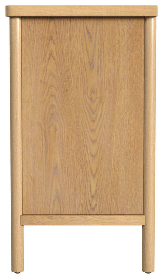 Lennon 3 Drawer Rounded Leg Dresser, Natural