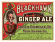 "Blackhawk Ginger Ale" Digital Paper Print by Vintage Booze Labels, 18"x14"