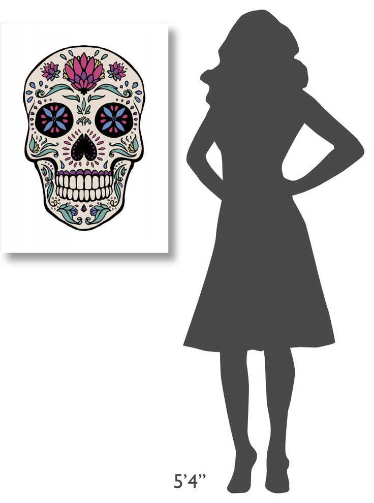 "Sugar Skull II" Digital Paper Print by Janelle Penner, 23"x32"