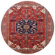 Ahgly Company Indoor Round Mid-Century Modern Area Rugs, 3' Round