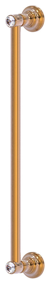 Carolina Crystal 18" Refrigerator Pull, Brushed Bronze