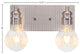 Edge 2-Light Bath Bar, Brushed Nickel