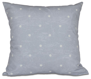 Dorothy Dot, Geometric Print Pillow, Gray, 20"x20"