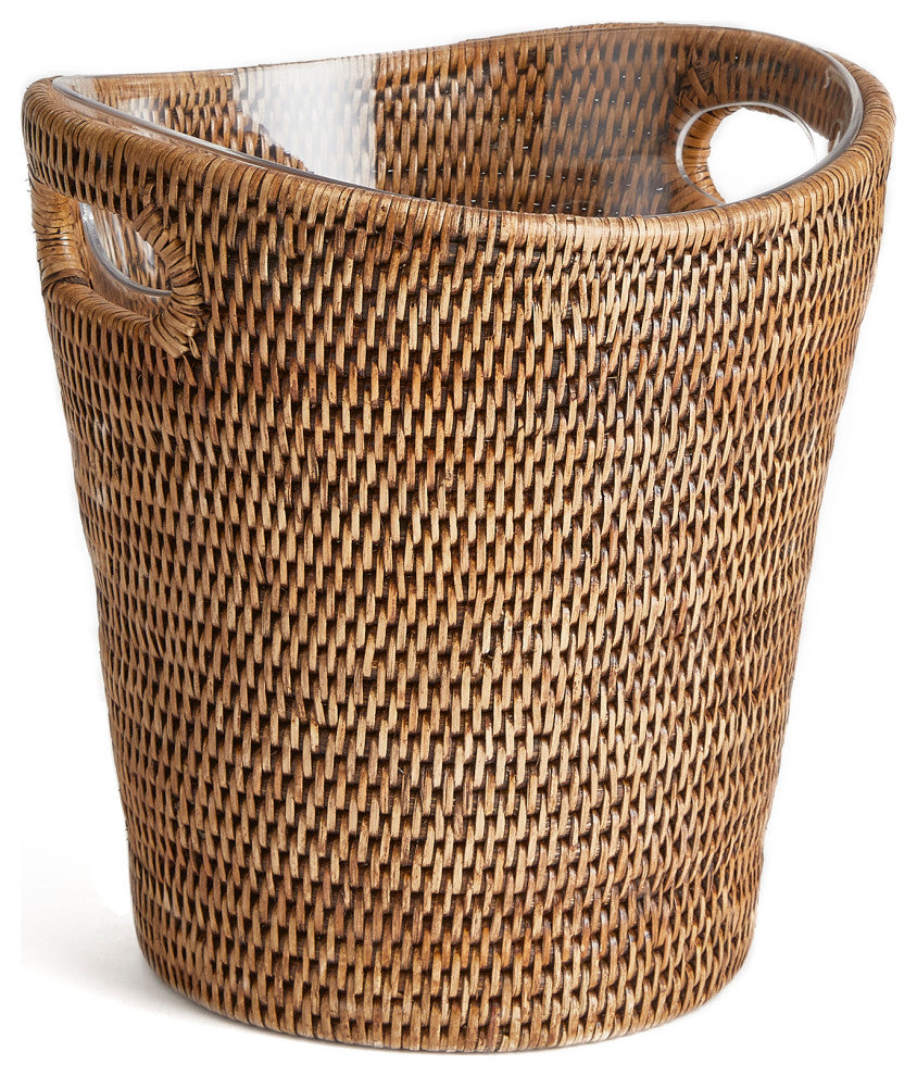 Burma Rattan Beverage Tub, Small, Warm Brown