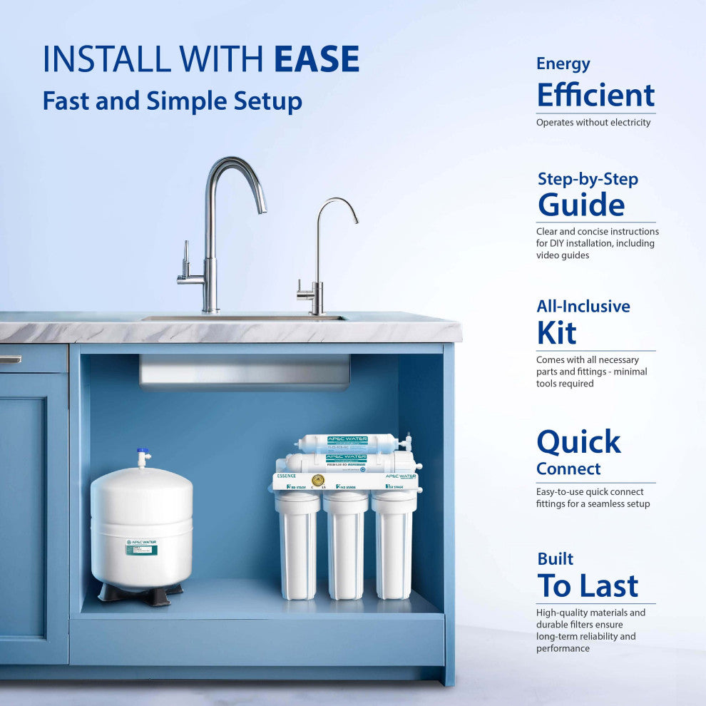 APEC Essence 5-Stage Reverse Osmosis Drinking Water Filter System