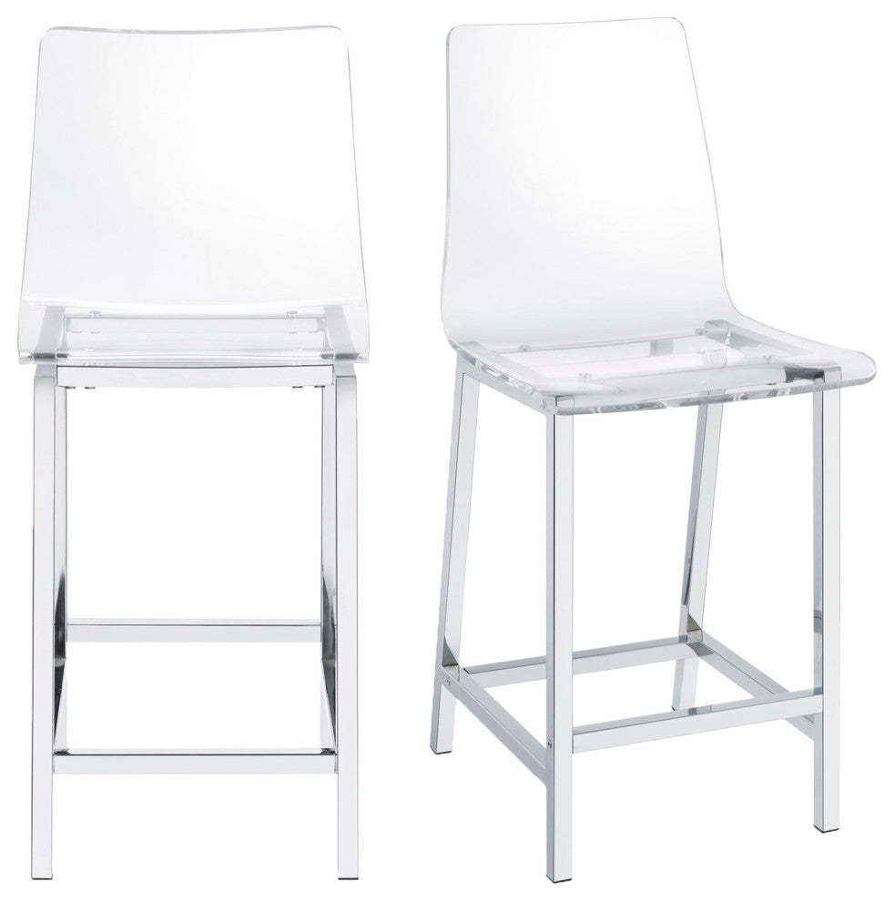 Picket House Crystal Bar Stool Set, Clear