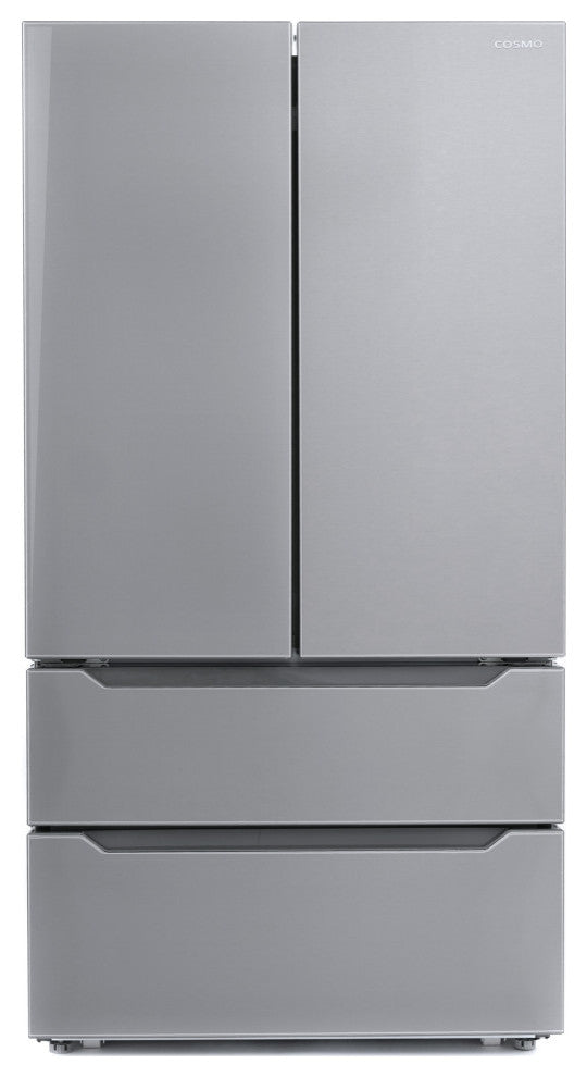 4-Piece, 36" Gas Range, Range Hood, 24" Dishwasher and Refrigerator