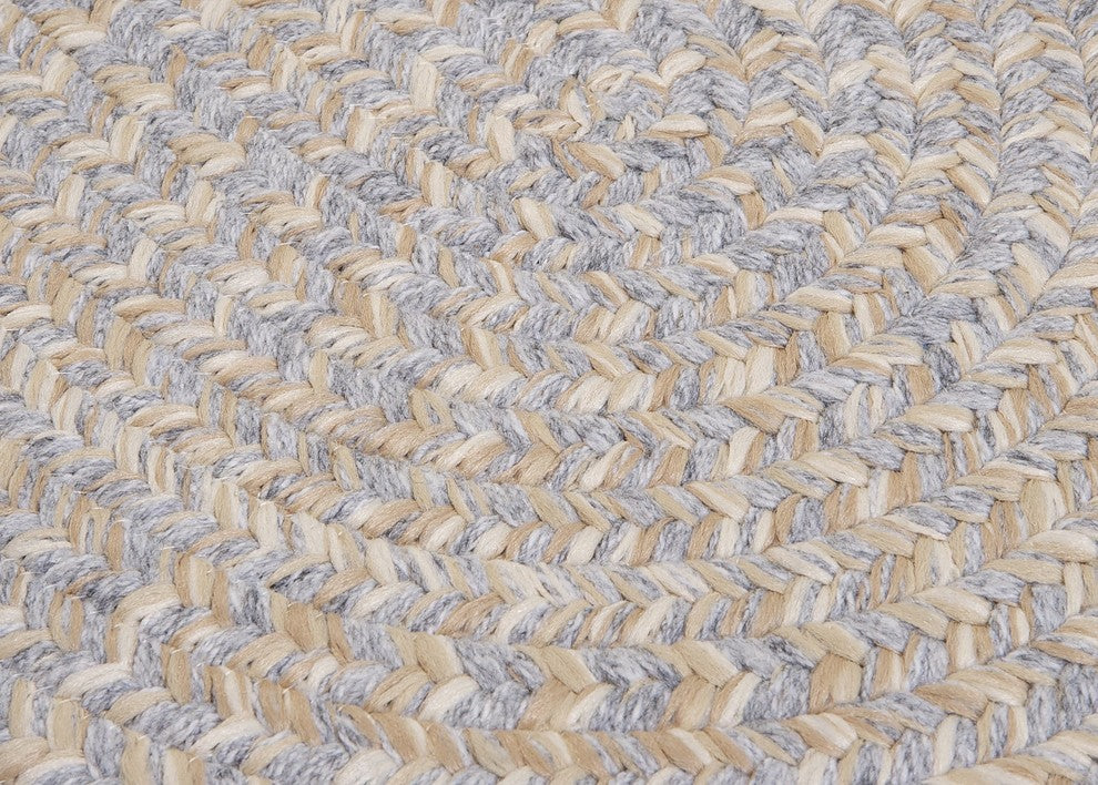 Colonial Mills Tremont TE19 Gray Traditional Area Rug, 12'x15' Oval