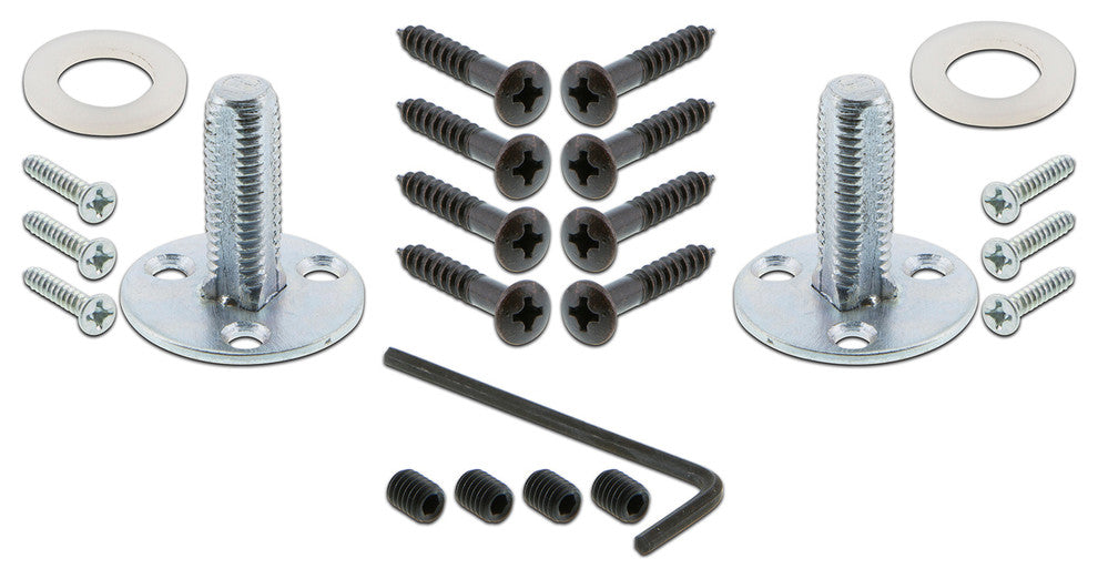 Mission Plate with Keyhole Double Dummy Craftsman Door Knob