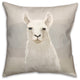 Painty Llama 18x18 Spun Poly Pillow