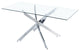 Glass Star Table, square