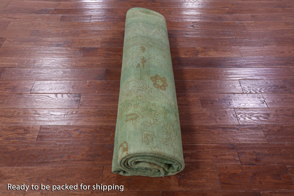 Full Pile Overdyed Hand Knotted Wool Rug 8' 10" X 11' 5" - HR9659