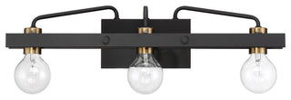 Ravella 3 Light Bath, Black, Small