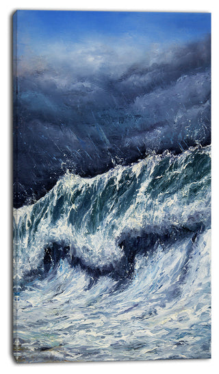 "Storm in Ocean" Canvas Print
