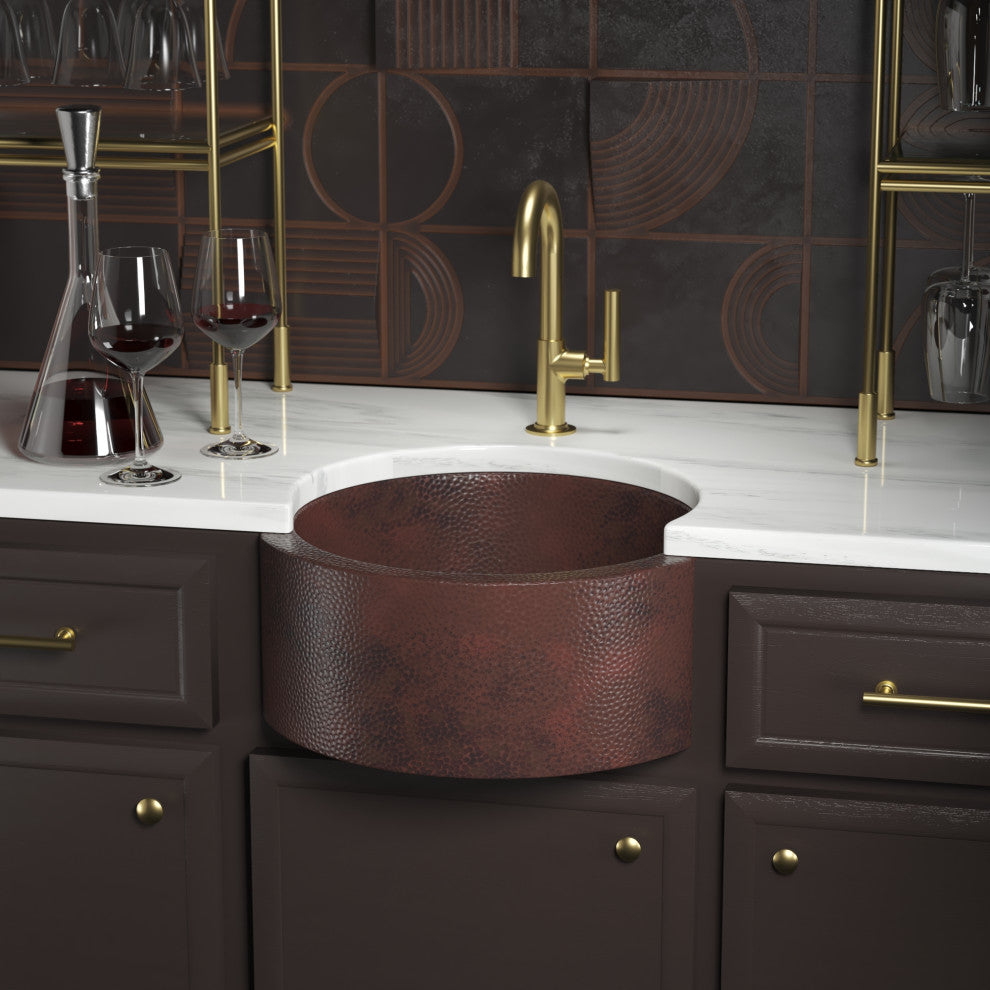 Native Trails CPS14 Fiesta 19" Farmhouse or Undermount Single - Antique Copper