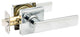 Craftsman Style Passage Lever, Polished Stainless