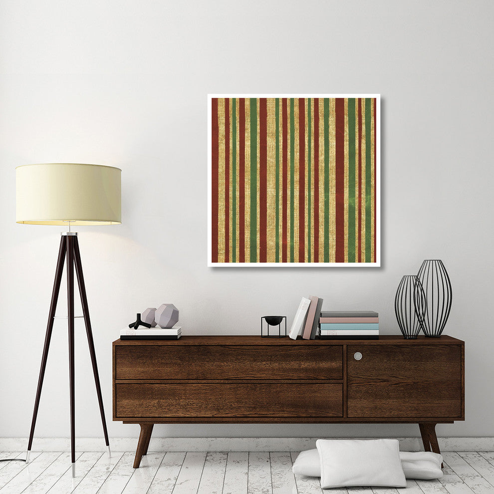 "Santas List Pattern I" Digital Paper Print by Janelle Penner, 42"x42"