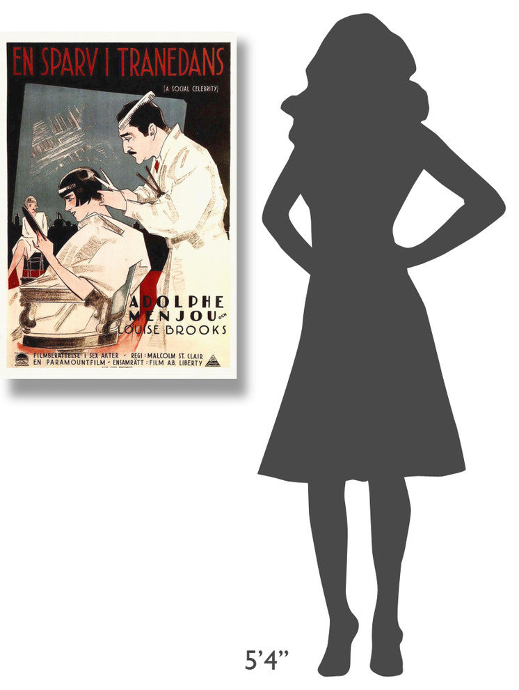 "Louise Brooks" Stretched Canvas Giclee by Hollywood Photo Archive, 24x36"