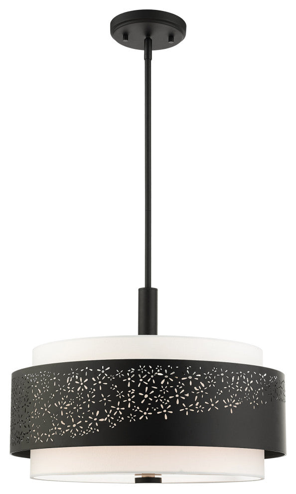 Black Stylish, Transitional, Intricate, Urban Chandelier