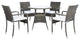 Safavieh Outdoor Laina Bistro Set, Grey Brown / White