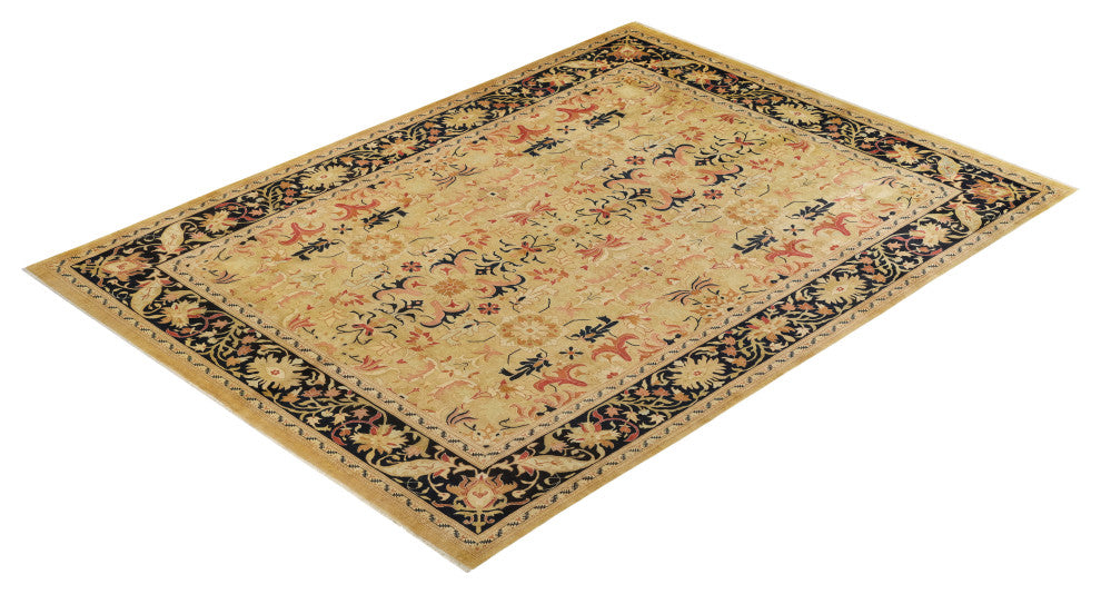 Mogul, One-of-a-Kind Hand-Knotted Area Rug Green, 9'2"x12'4"