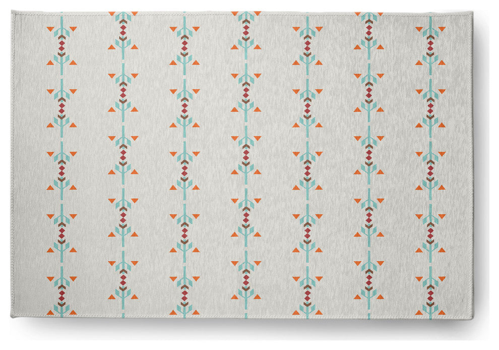 Jodhpur Stripe Spring Chenille Rug, Blue, 4'x6'