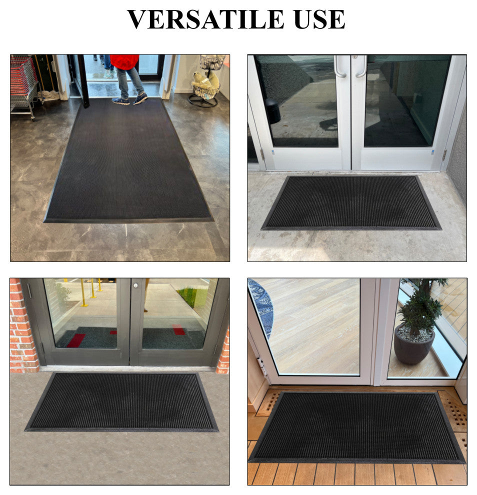 Heavy Duty Rubber Stud Multi-Utility Doormat, 36"x72"