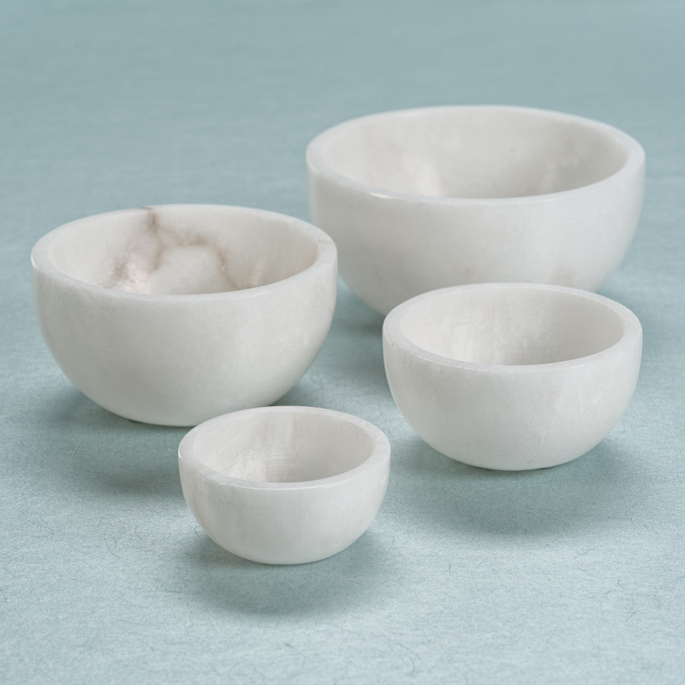 Baltic 6" MultiServe White Alabaster Bowl