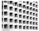 "Apartment Balconies" Stretched Canvas Giclee by Ayoze Hernandez Tirado, 16x14"