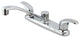 Kingston Brass Centerset Kitchen Faucet, Polished Chrome