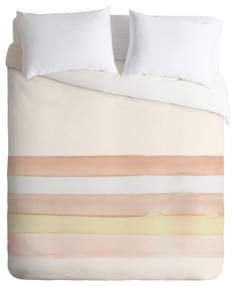 Wonder Forest She Said Stripes Duvet Cover Set, King