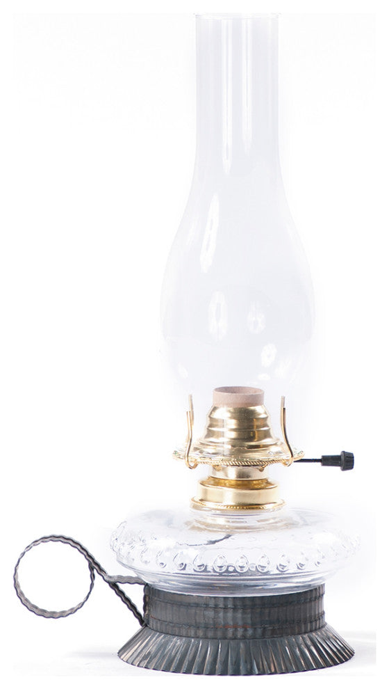 Cupid Lamp Base in Blackened Tin