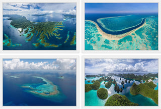 Oceanic Views Quadriptych, 48x32