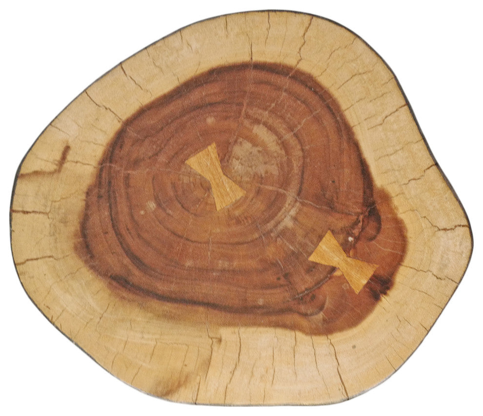 Blackened Stump Side Table