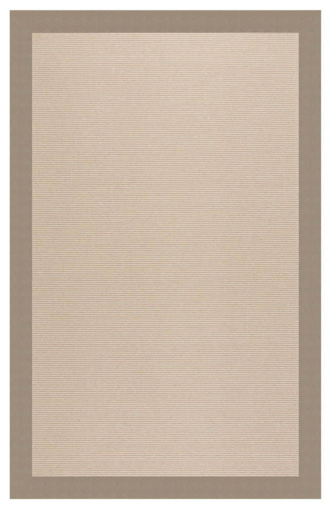 Zoe-Beach Sisal Machine Tufted Rectangle Rug, Buff, 3''x5''