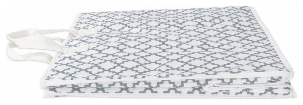 Polyester Storage Lattice Gray Rectangle All Purpose 21x13".7x17"