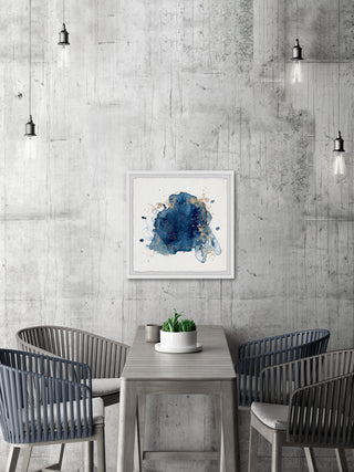 "Grounded Coast" Framed Painting Print, 12x12