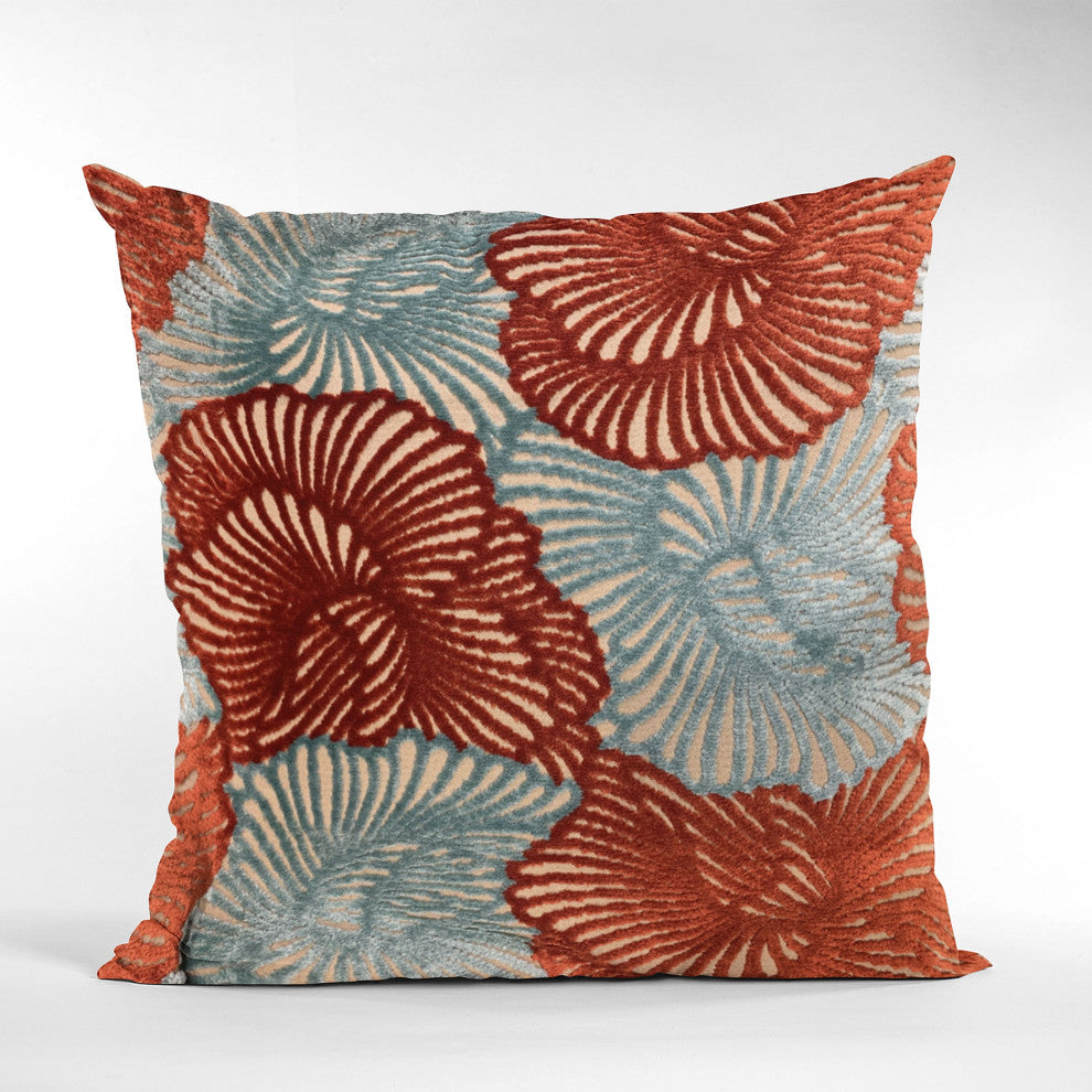 Plutus Plush Damask Luxury Throw Pillow, 24"x24"