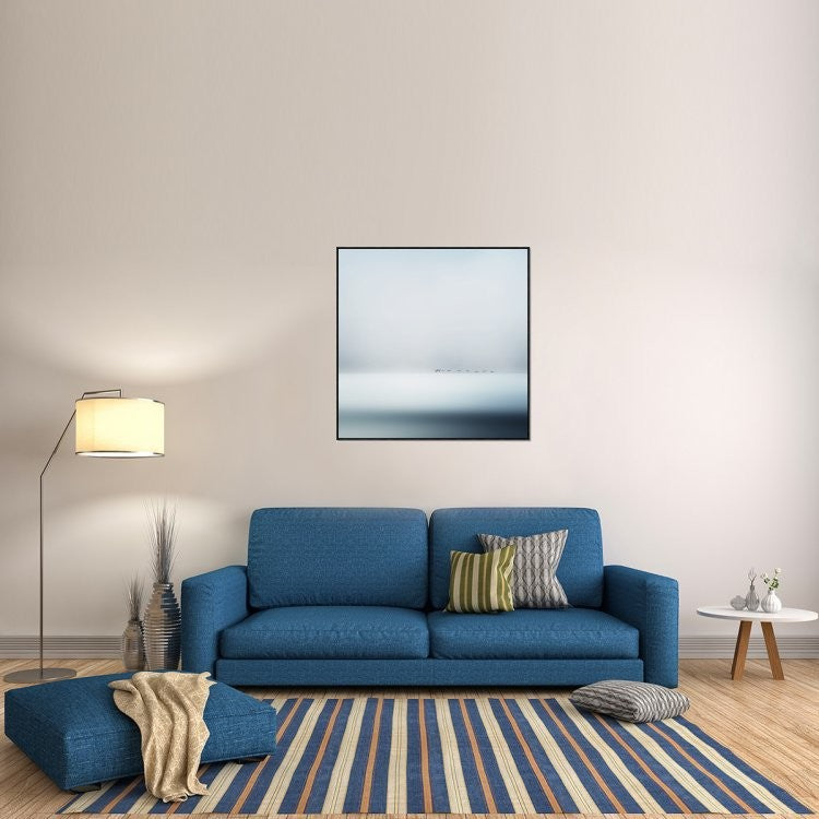 "Wild Geese" Framed Canvas Giclee by Piet Flour, 41x41"