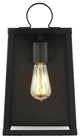 Sea Gull Marinus Medium 1-Light Outdoor Wall Lantern Black