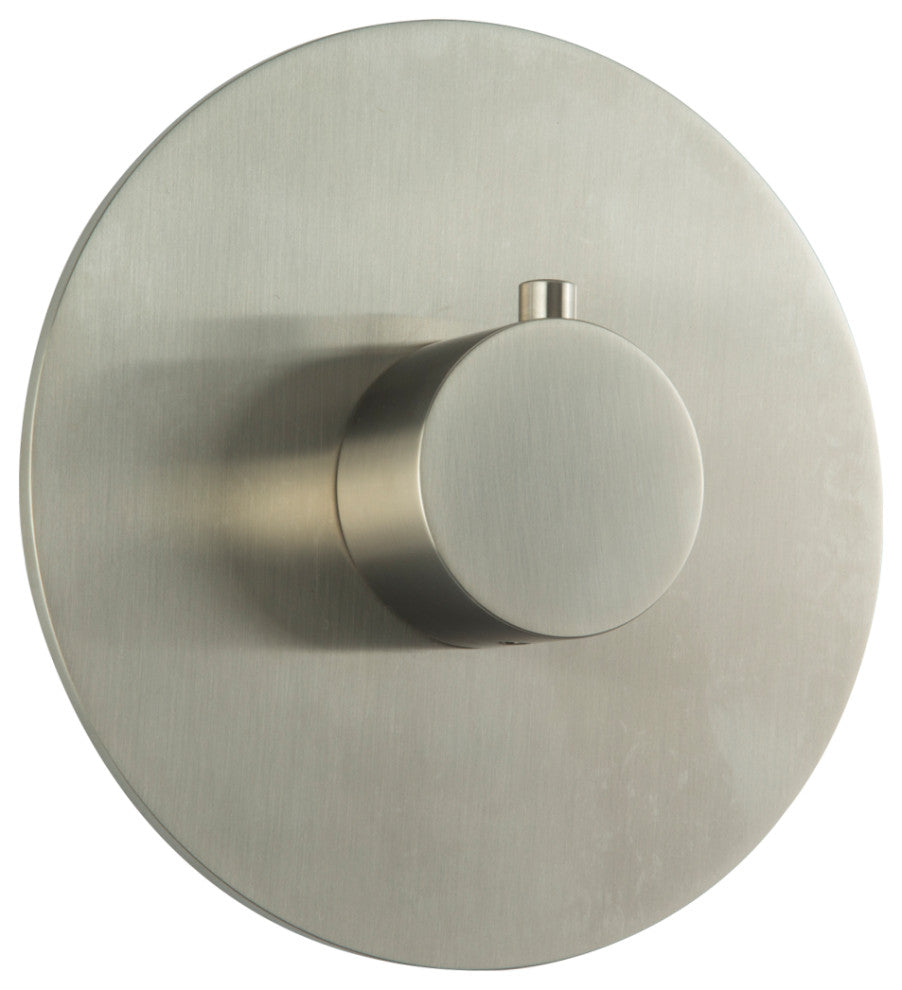 Thermostatic Valve Trim Kit, RND, Brushed Nickel