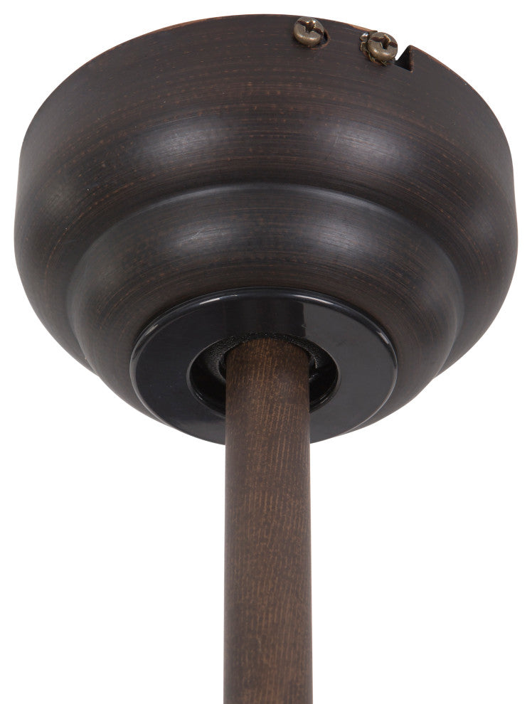 52" Ceiling Fan, Oil Rubbed Bronze Finish, 72" Lead Wire