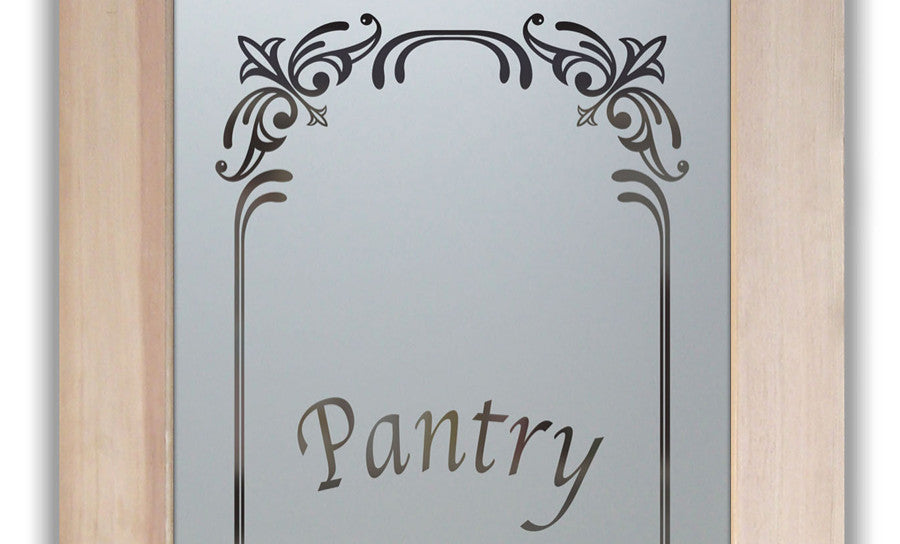 Pantry Door - Lenora - Primed - 28" x 96" - Knob on Left - Push Open
