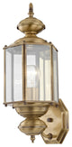 Outdoor Basics Outdoor Wall Lantern, Antique Brass