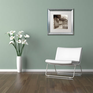 Alan Blaustein 'Avignon I' Art, Silver Frame, White Mat, 16x16