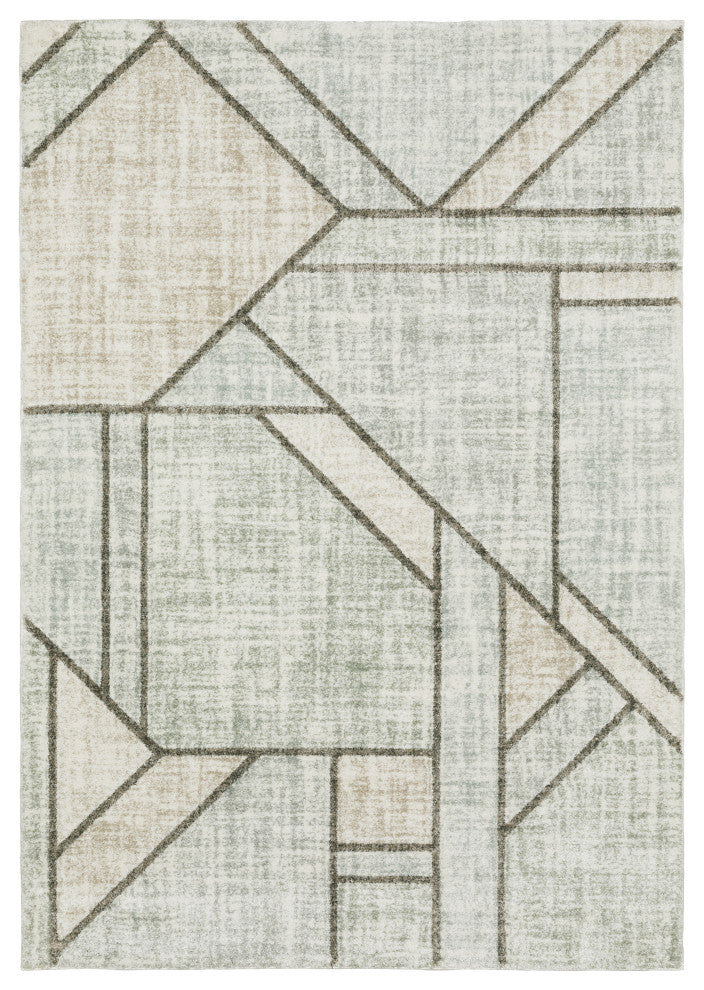 Oriental Weavers Cambria 5569B Geometric Rug, Gray, 5'3"x7'6"