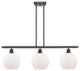 Innovations Lighting 516-3I-BK-G121-8 Athens 3 Light 36" Island Light