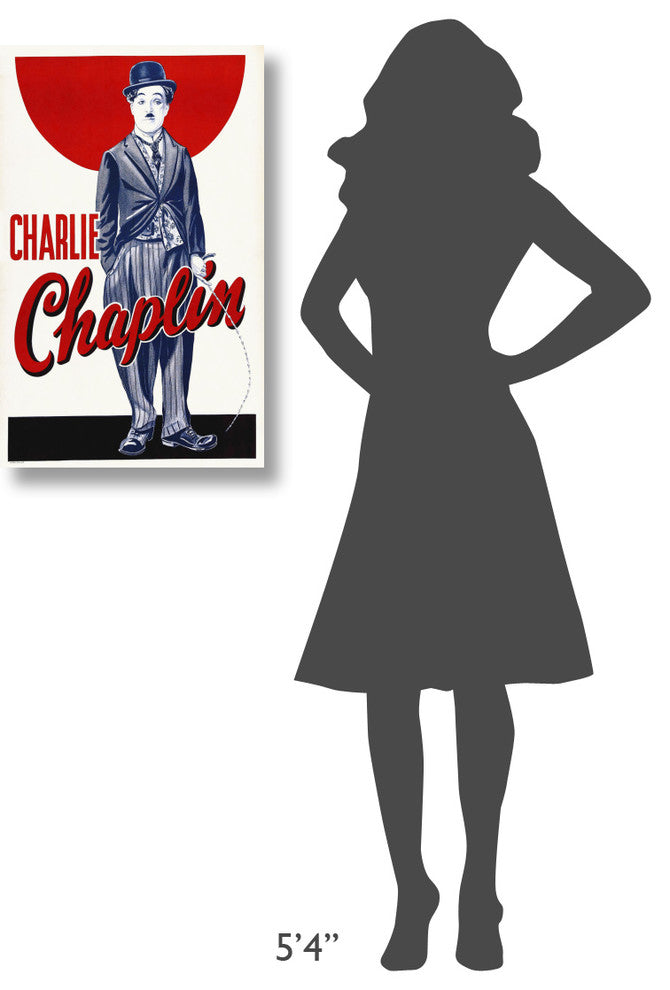"Charlie Chaplin - Stock Poster" Canvas by Hollywood Photo Archive, 19x30"